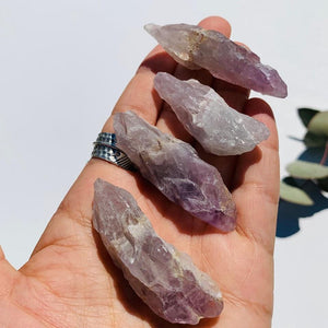 Set of 4 Genuine Canadian Auralite-23 Points Ideal for Crystal Grids