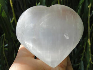 Selenite Heart - Earth Family Crystals