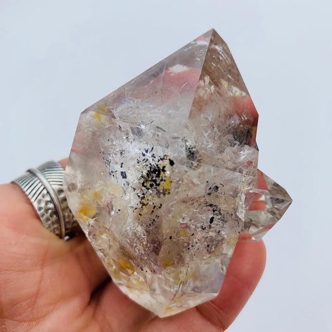 Gorgeous Double Terminated Large Herkimer Diamond From New York - Earth Family Crystals