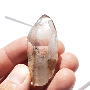 Green Chlorite Included Quartz Natural Point From Brazil #3 - Earth Family Crystals