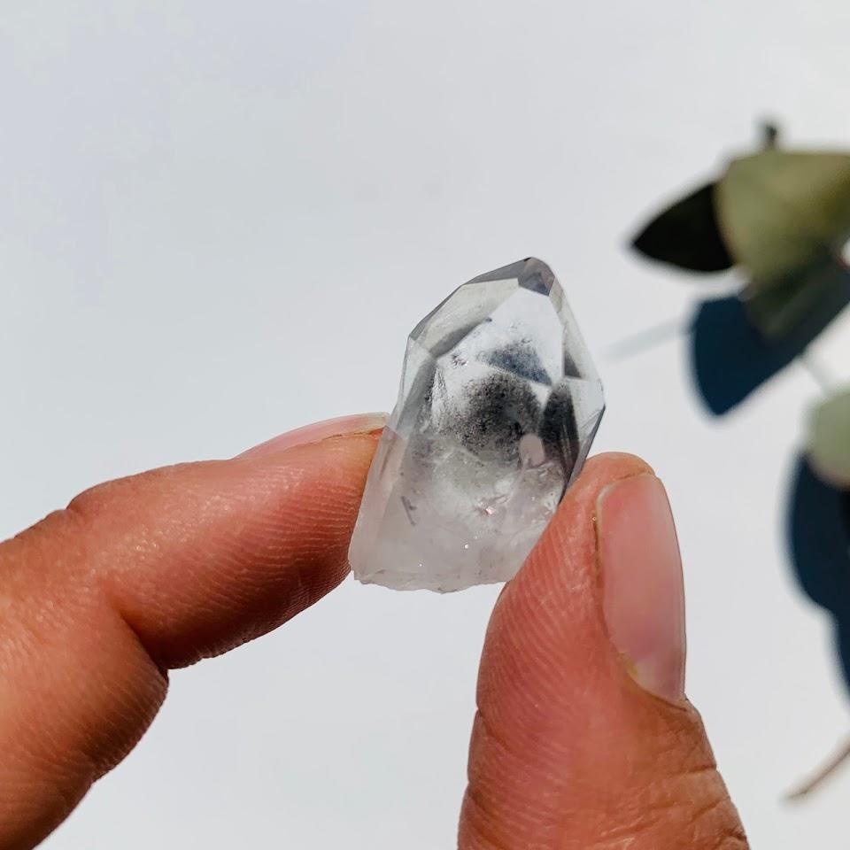 Tiny Blue Phantom Quartz Point From Arkansas - Earth Family Crystals