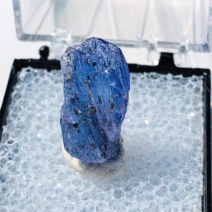 9.5CT High Grade Multi Terminated Gemmy Tanzanite Specimen in Collectors Box #3 - Earth Family Crystals