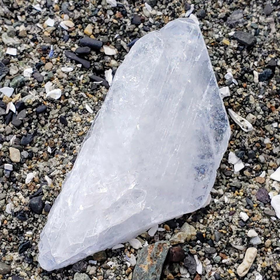 Ohio Soft Blue Shiny Celestite Crystal Specimen #3 - Earth Family Crystals