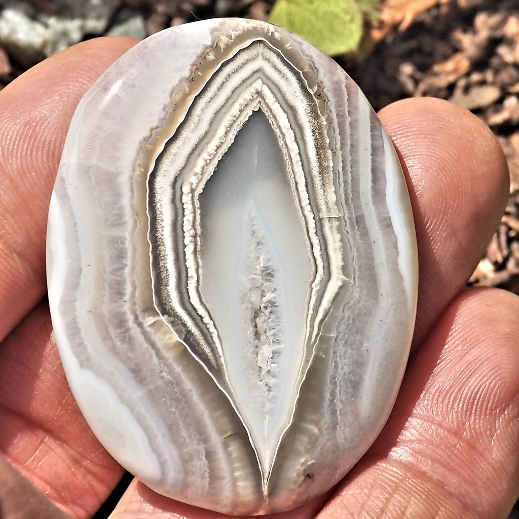 Creamy Swirls Agate Cabochon Ideal for Crafting - Earth Family Crystals