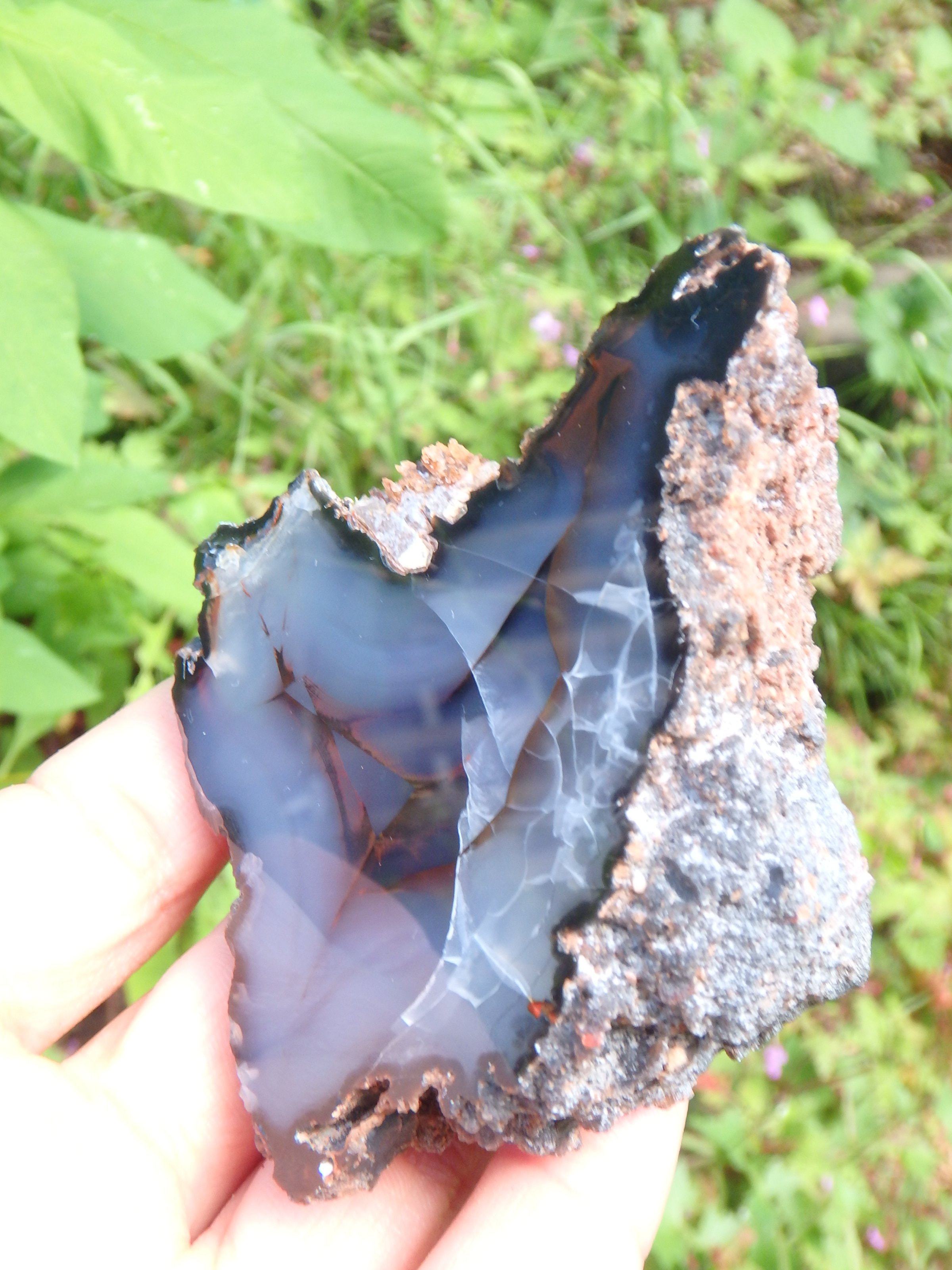 Argentinian Partially Polished Agate Specimen - Earth Family Crystals