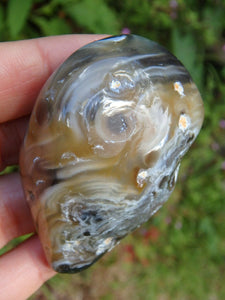 Ancient Water Included Agate Enhydro Polished Specimen From Brazil - Earth Family Crystals