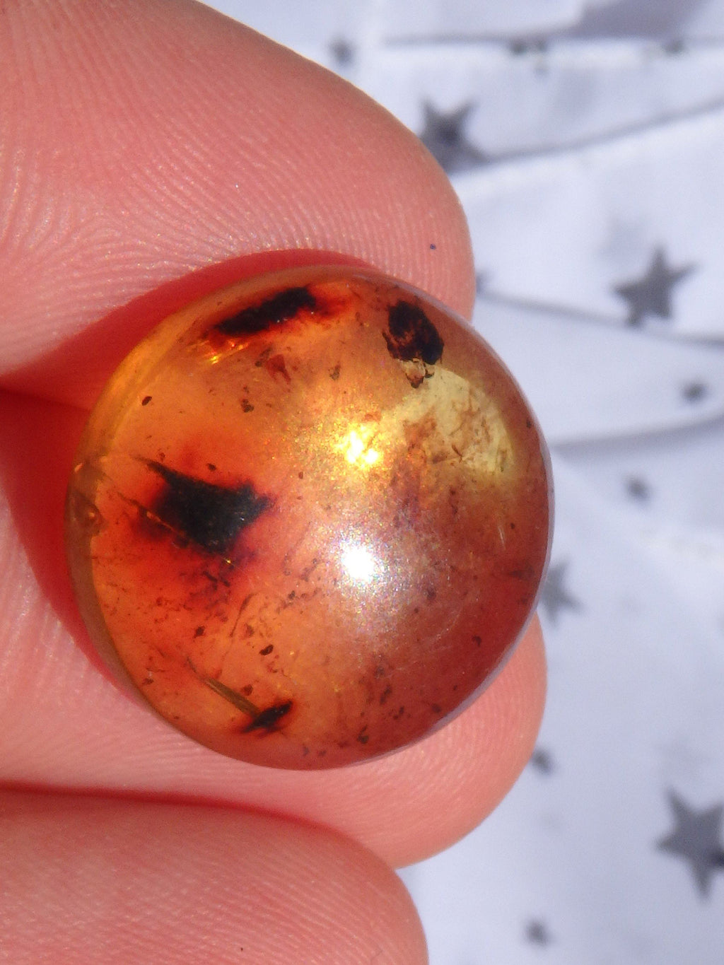 Beautiful Golden Amber Cabochon From Mexico~Ideal For Jewellery Making 5 - Earth Family Crystals