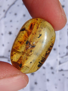 Beautiful Golden Amber Cabochon From Mexico~Ideal For Jewellery Making 1 - Earth Family Crystals