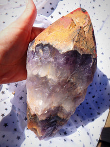 XXL Magnificent Genuine Auralite-23 Red Tipped Elestial Point With Record Keepers & Self Healing From Ontario, Canada - Earth Family Crystals