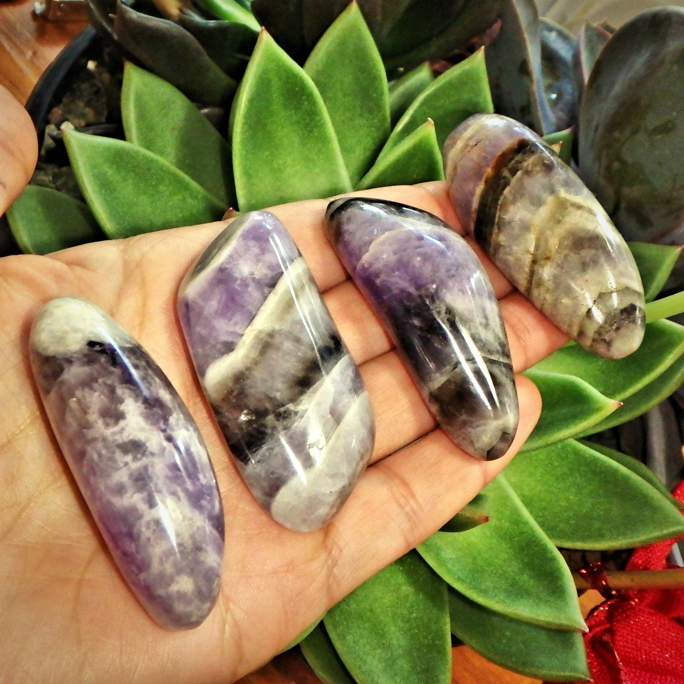 Unusual Chevron Smoky Quartz, Amethyst & Quartz Polished Point- Ideal for Healing Work (1) - Earth Family Crystals