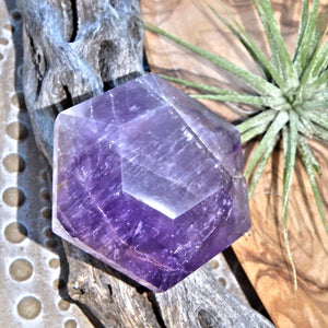 Supernova Purple Amethyst Pocket Stone Carving 4 - Earth Family Crystals