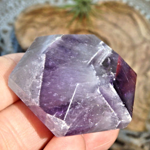 Supernova Purple Amethyst Pocket Stone Carving 1 - Earth Family Crystals