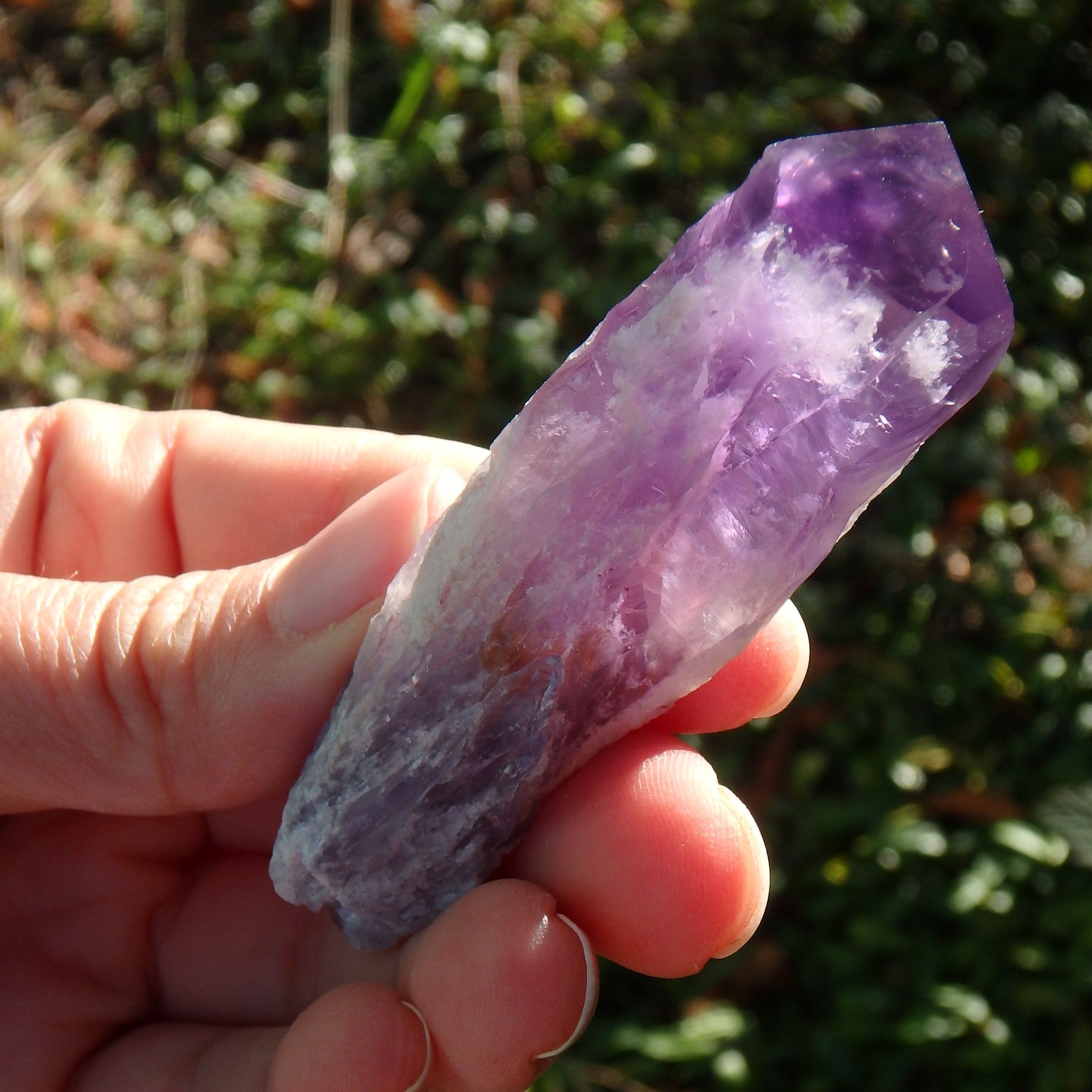 New Find~Gorgeous Amethyst Elestial Phantom Quartz Point From Bahia, Brazil 6 - Earth Family Crystals