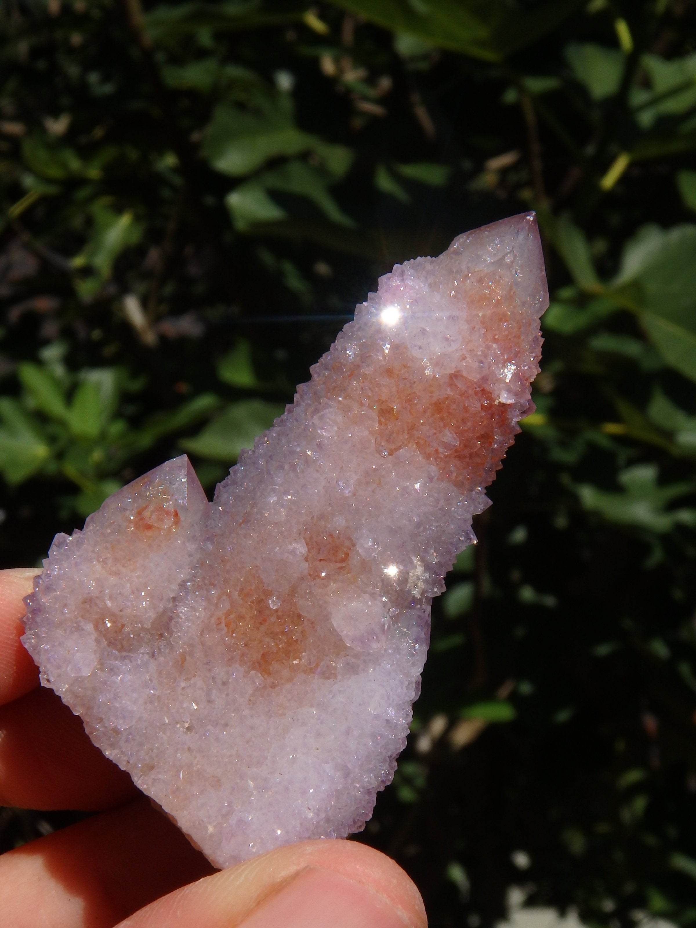 Red Hematite Included Uplifting Sparkle Amethyst Spirit Quartz Cluster From South Africa 1 - Earth Family Crystals