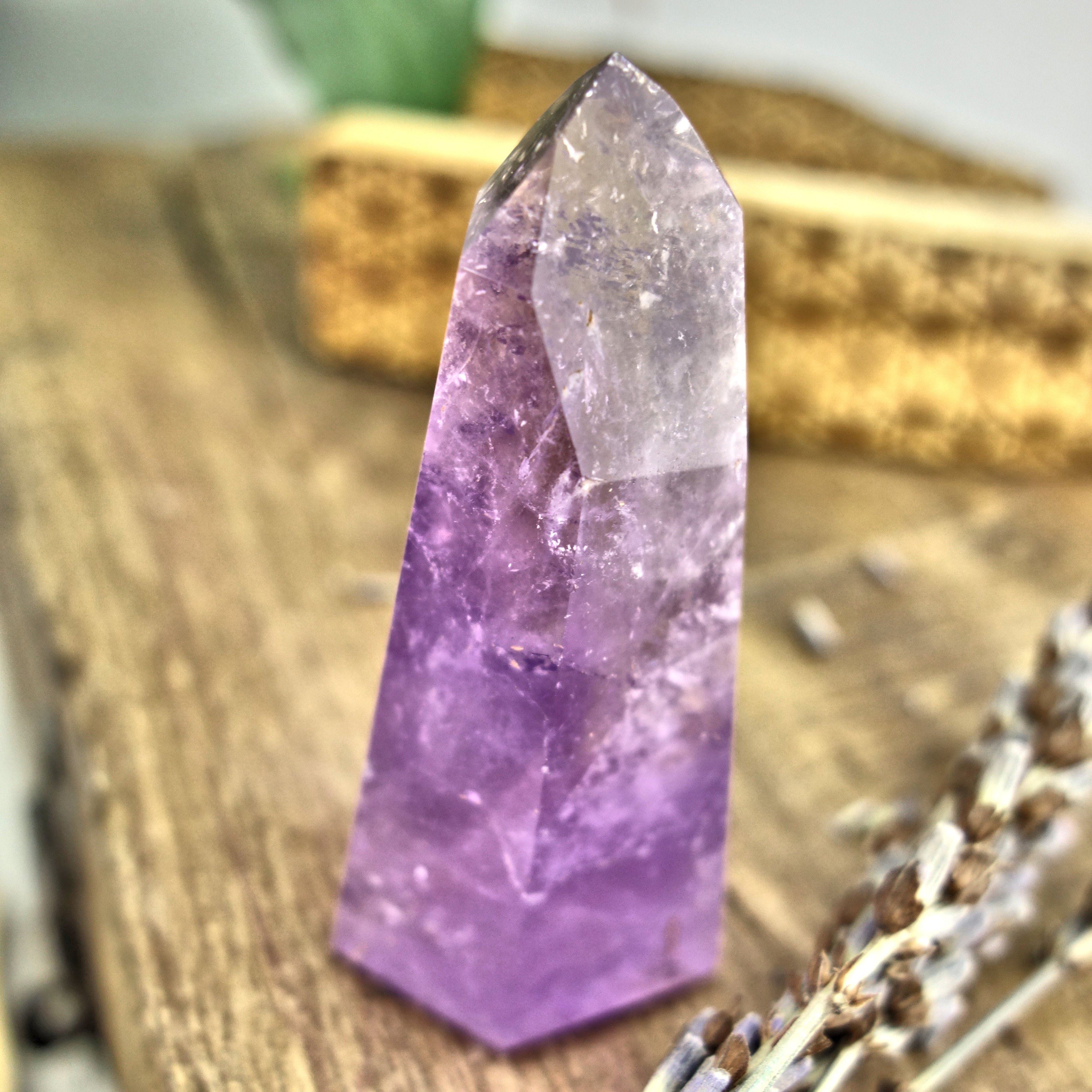 Brilliant Ametrine Generator Standing Display Specimen From Brazil 3 - Earth Family Crystals