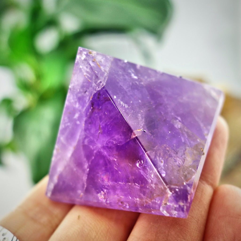 Brilliant Ametrine Pyramid Display Specimen From Brazil 1 - Earth Family Crystals