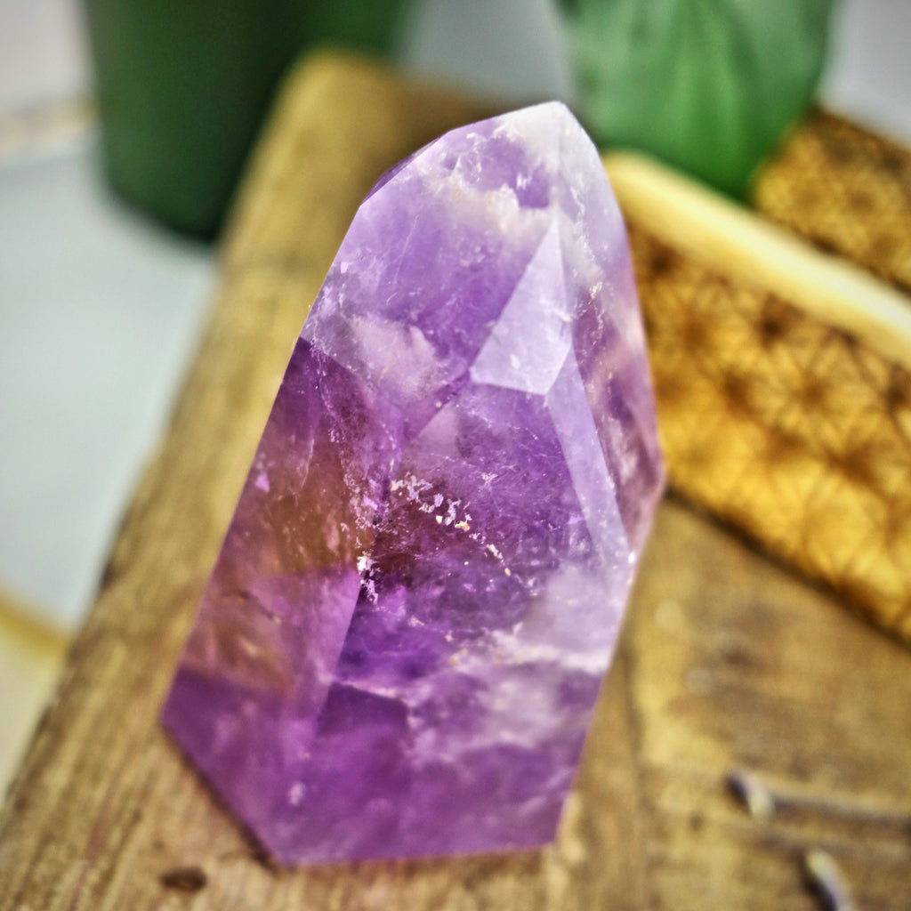 Brilliant Ametrine Generator Standing Display Specimen From Brazil 4 - Earth Family Crystals