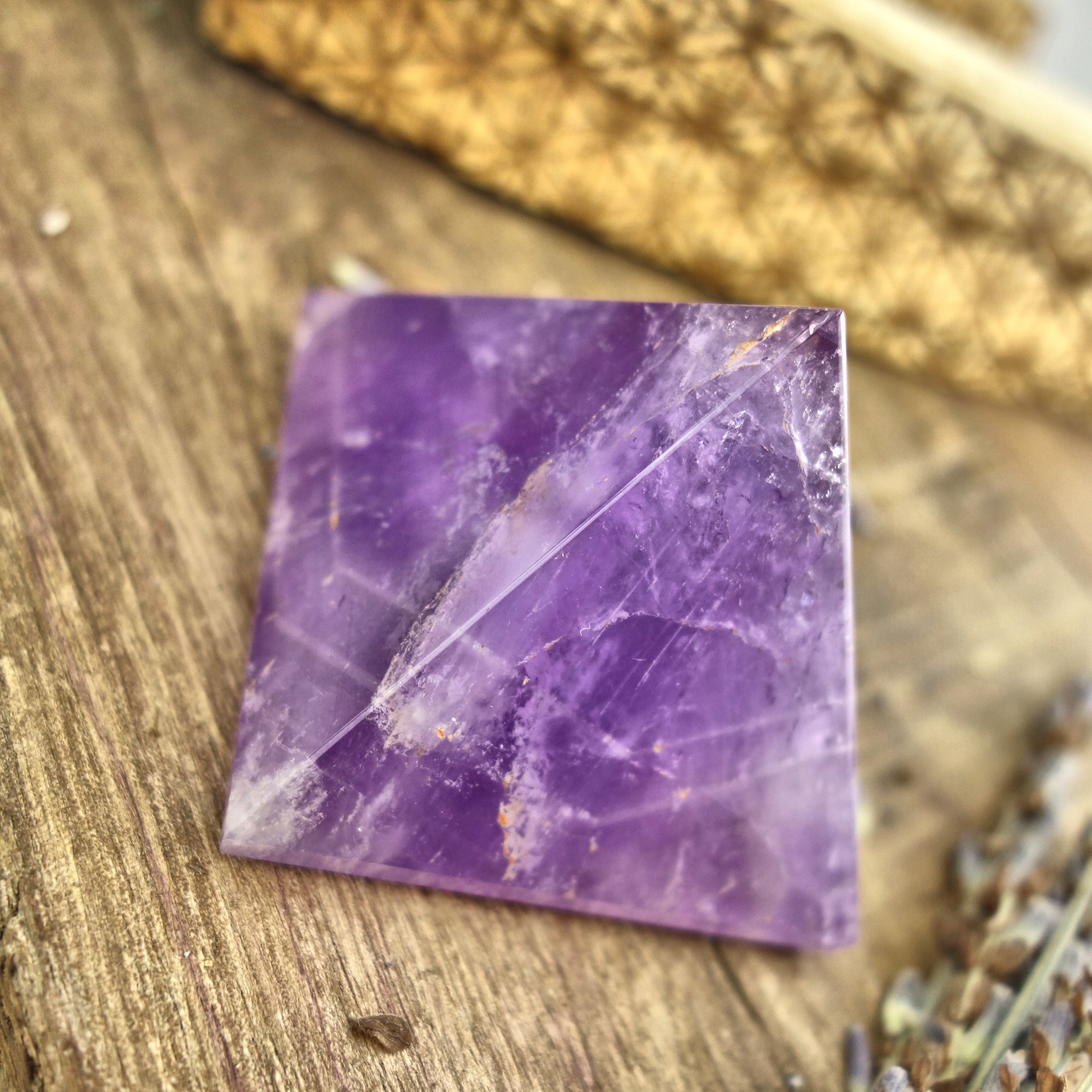 Brilliant Ametrine Pyramid Display Specimen From Brazil 1 - Earth Family Crystals