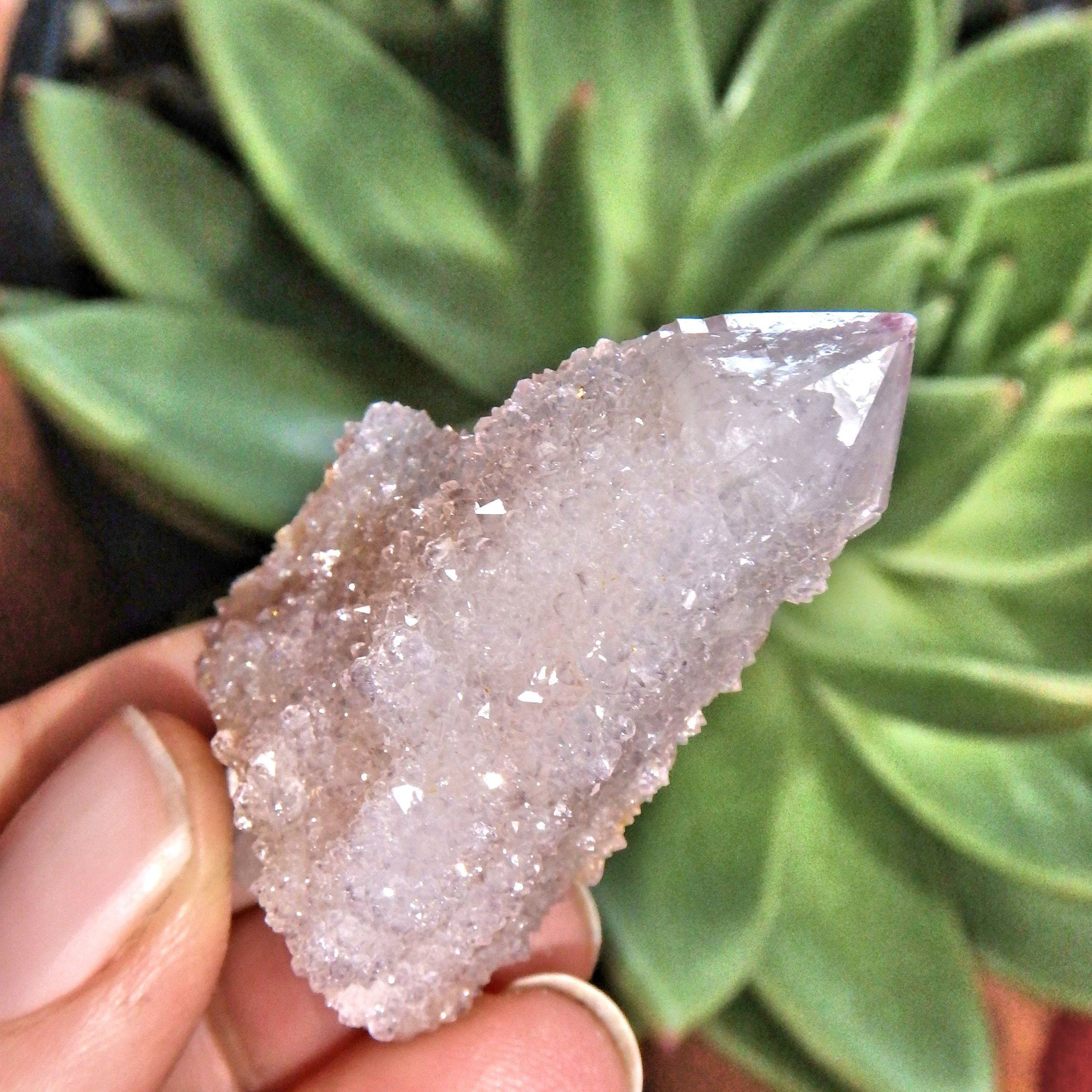 Cute Natural Ametrine Spirit Quartz Point~ Perfect For Crafting - Earth Family Crystals