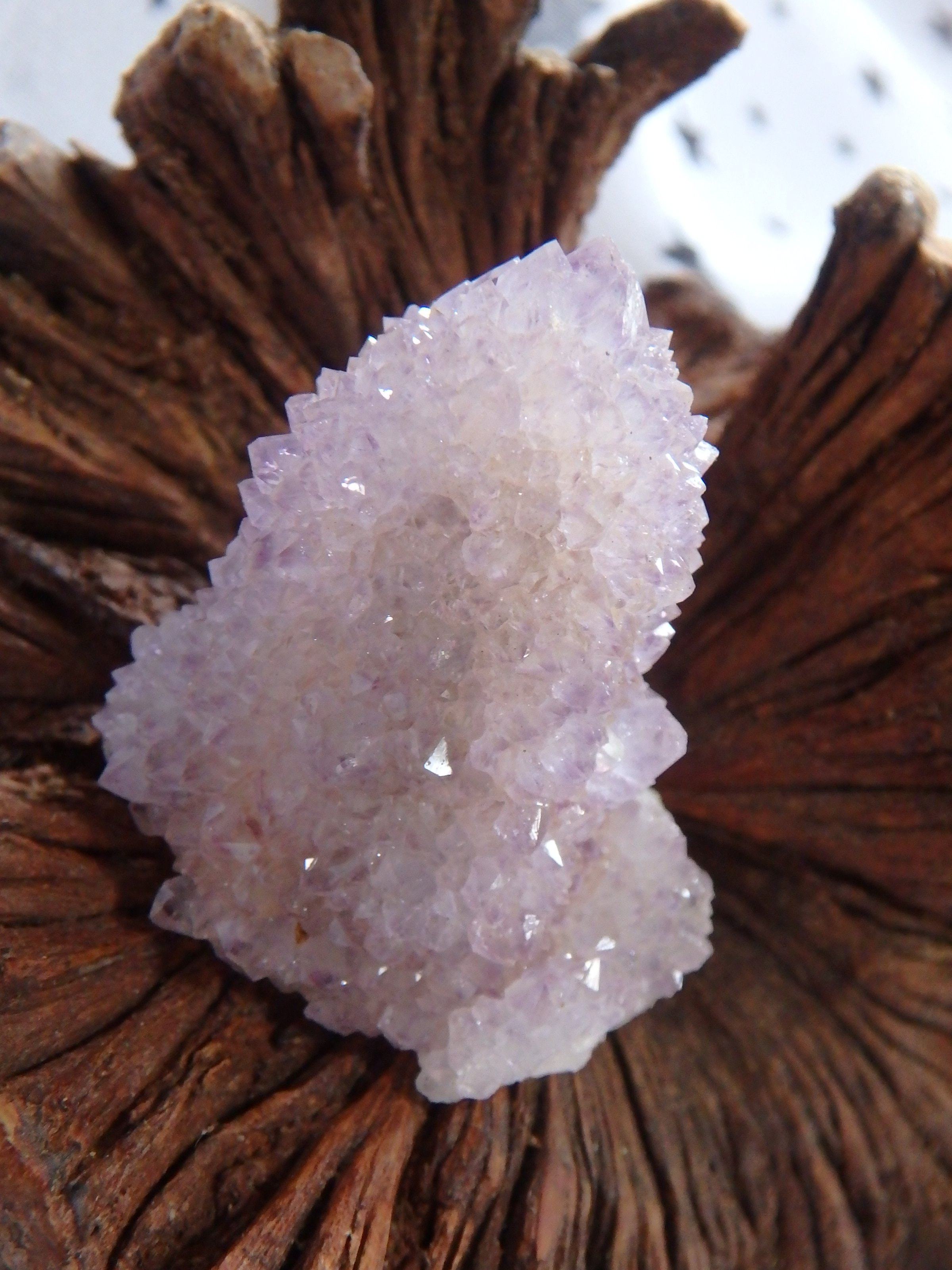 Cute Handheld Ametrine Spirit Quartz Point From South Africa - Earth Family Crystals