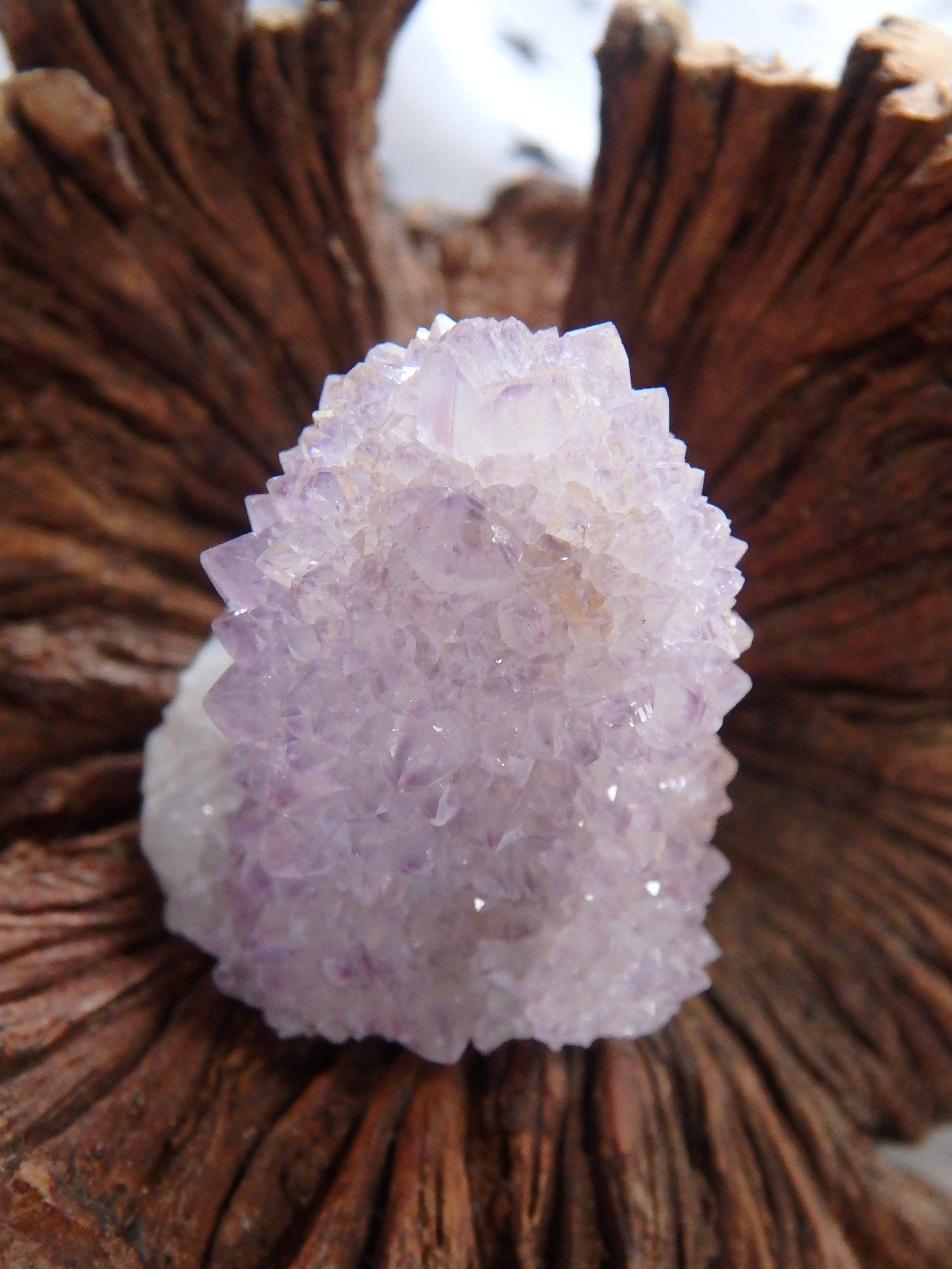 Cute Handheld Ametrine Spirit Quartz Point From South Africa - Earth Family Crystals