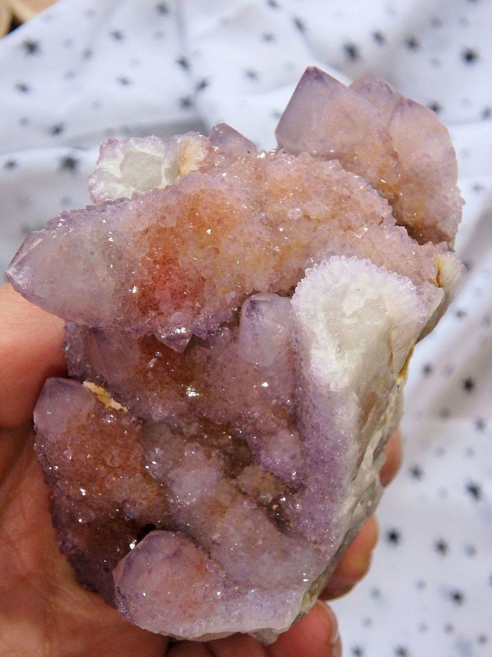 Beautiful Large Ametrine Spirit Quartz With Red Hematite Inclusions - Earth Family Crystals