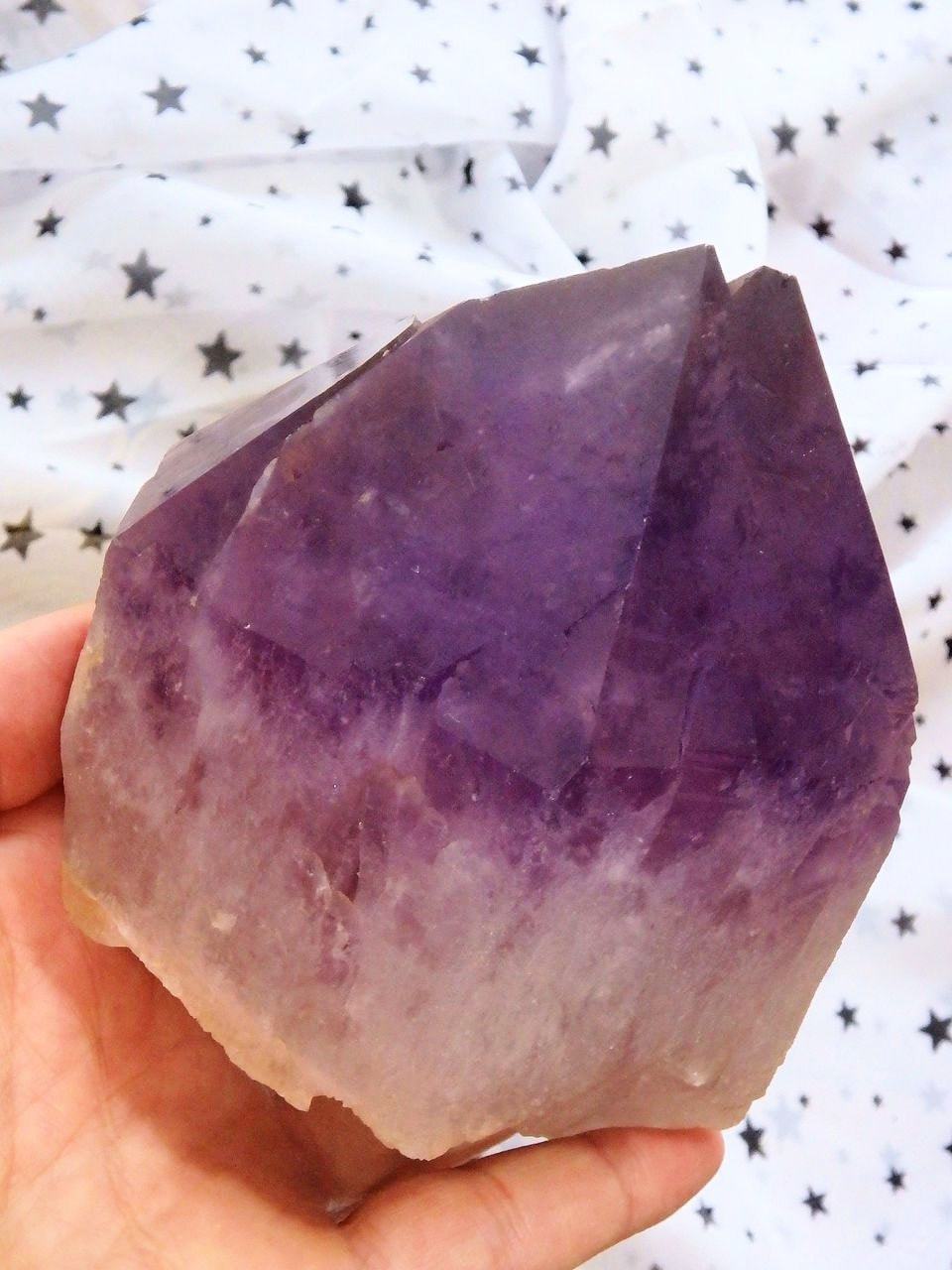 Breathtaking Large Unpolished Ametrine Standing Elestial From Bolivia - Earth Family Crystals