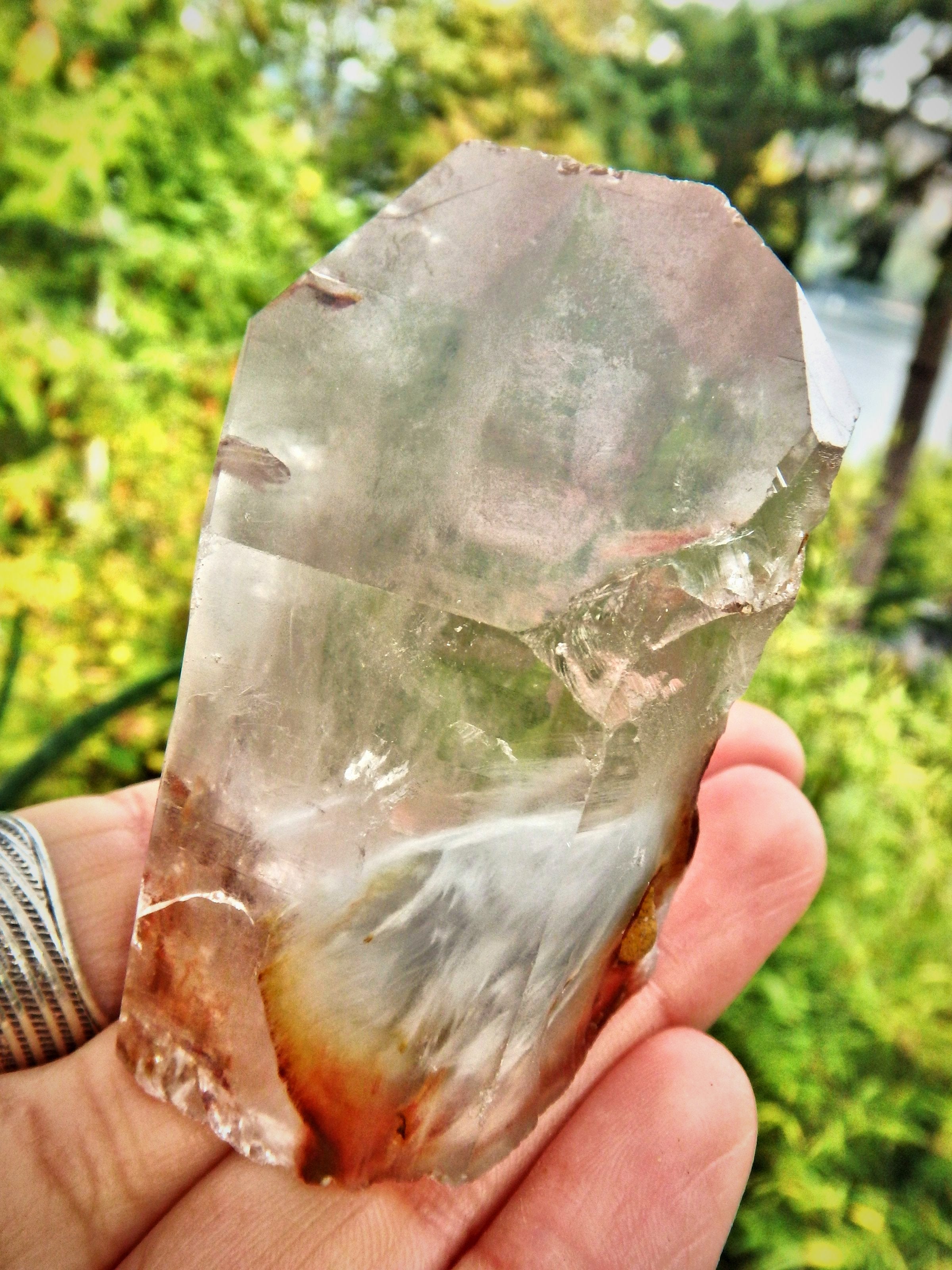 Unique Portal Formation Angel Phantom Brazilian Quartz Point - Earth Family Crystals