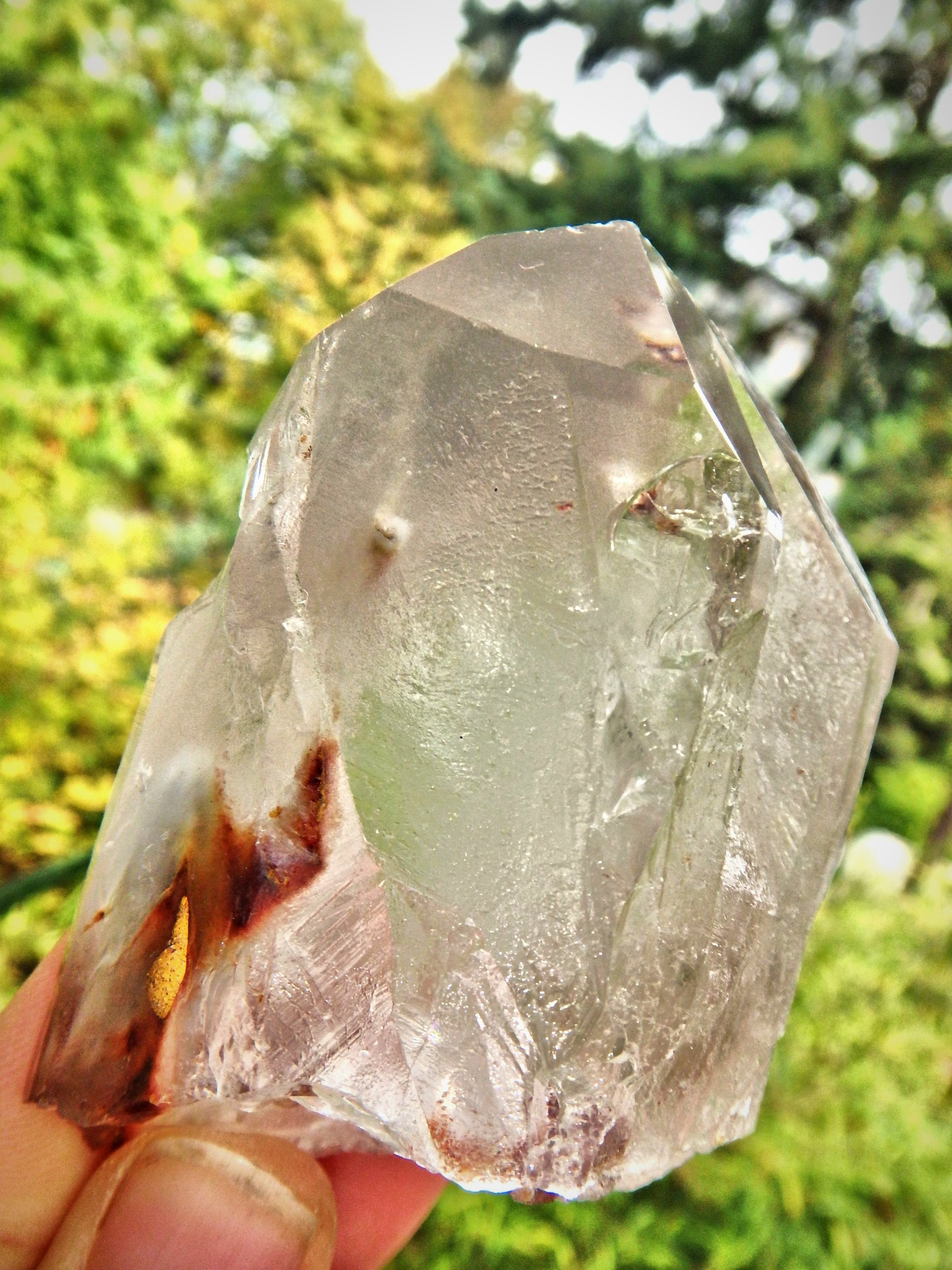 Unique Portal Formation Angel Phantom Brazilian Quartz Point - Earth Family Crystals