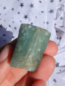 Fabulous Blue Aquamarine Point Specimen From India - Earth Family Crystals