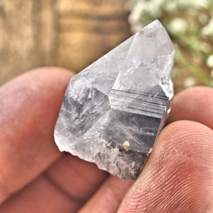 Small Blue Phantom Arkansas Quartz Cluster #2 - Earth Family Crystals