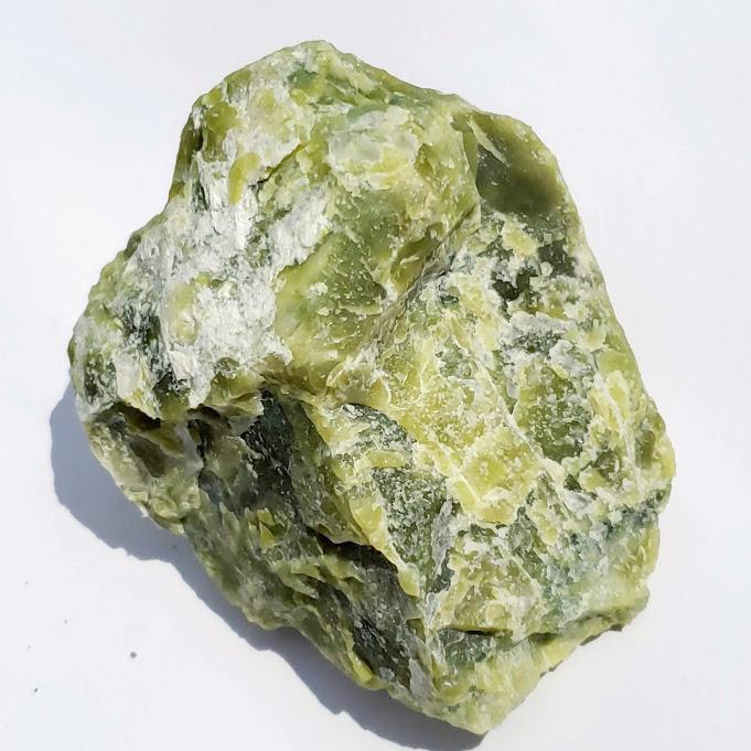 Chunky Raw Green Serpentine Hand Collected Specimen From Washington, USA - Earth Family Crystals
