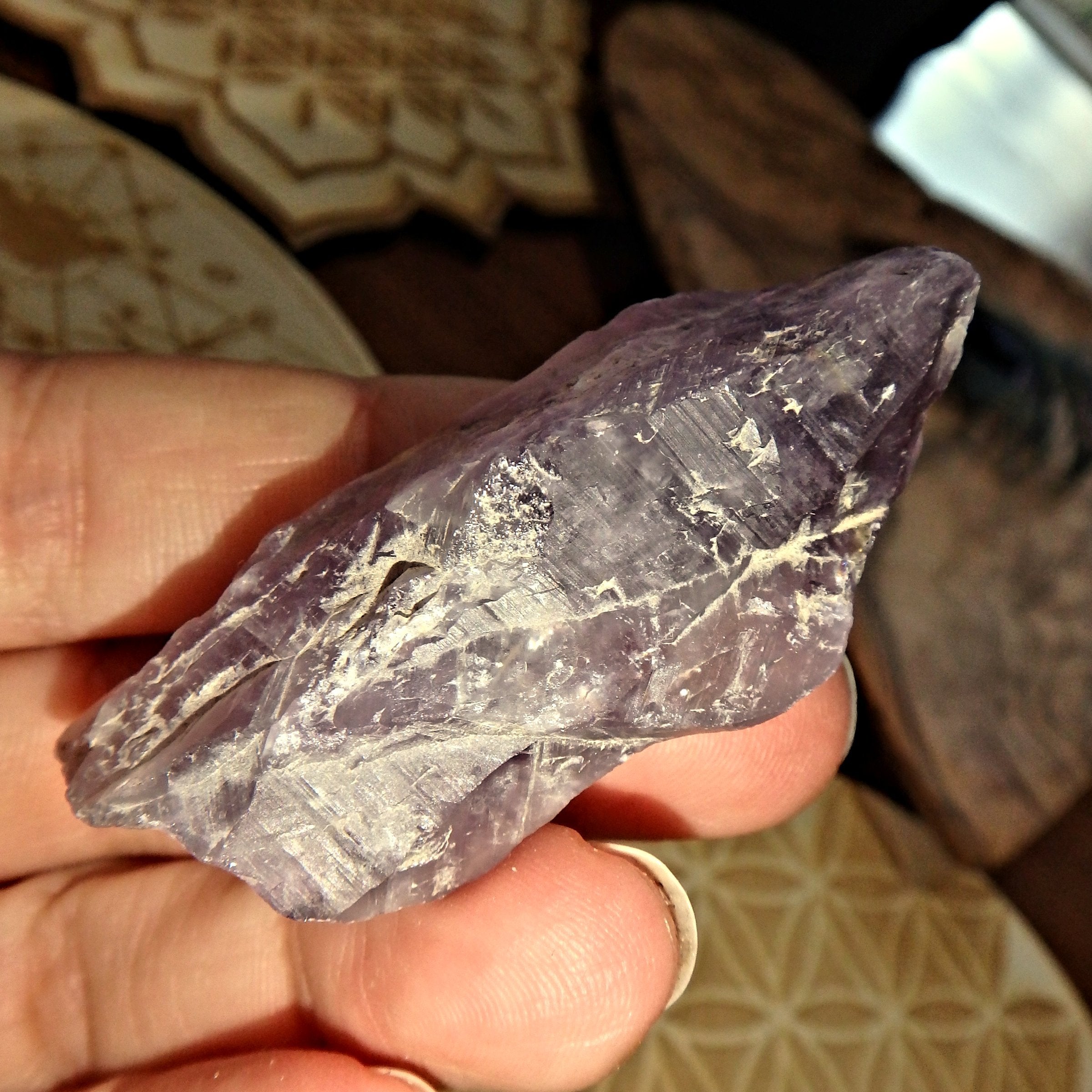 Reiki Healers Auralite-23 Handheld  Point From Canada 3 - Earth Family Crystals