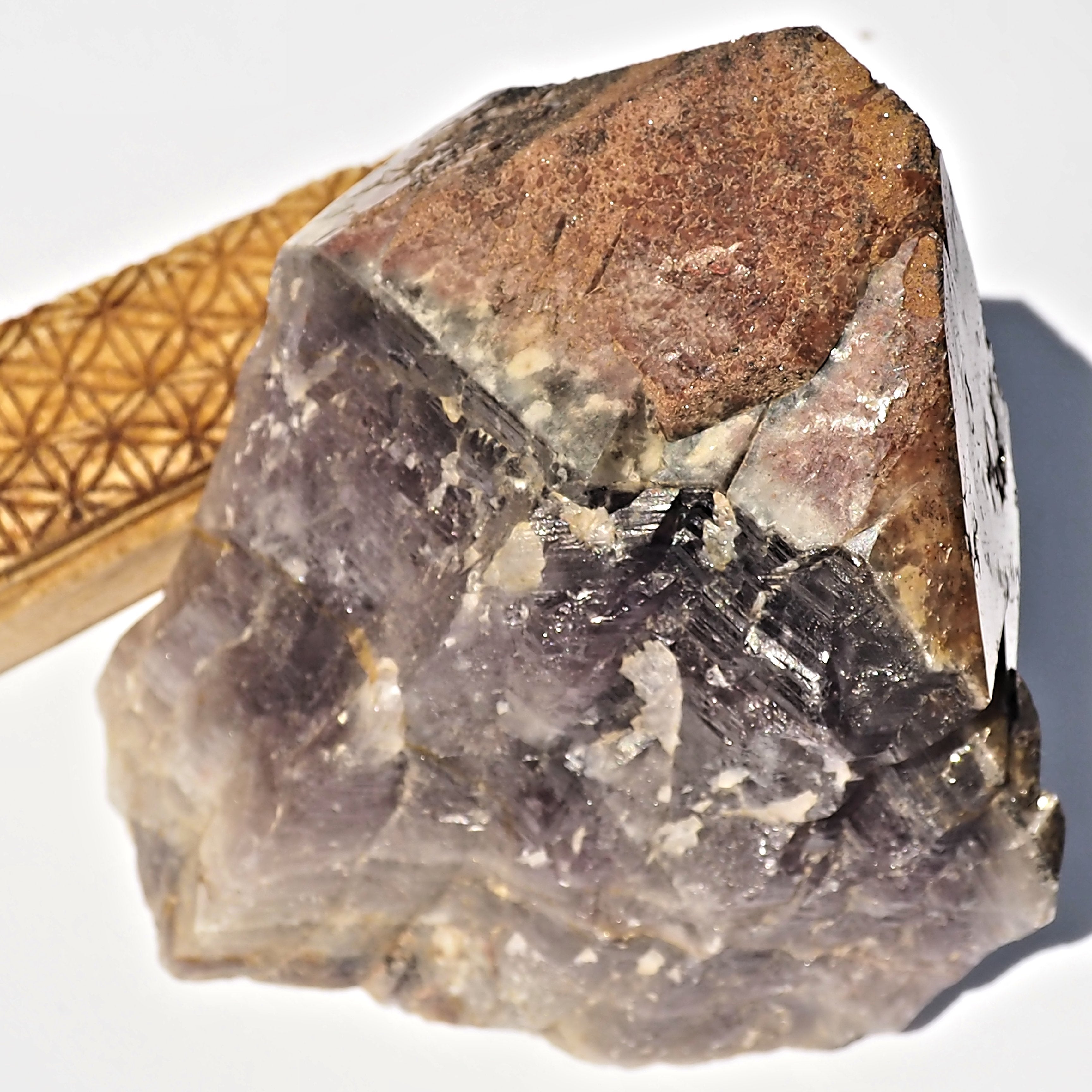 Extreme Healing Canadian Auralite-23 Perfect Point Elestial Natural Standing Specimen - Earth Family Crystals