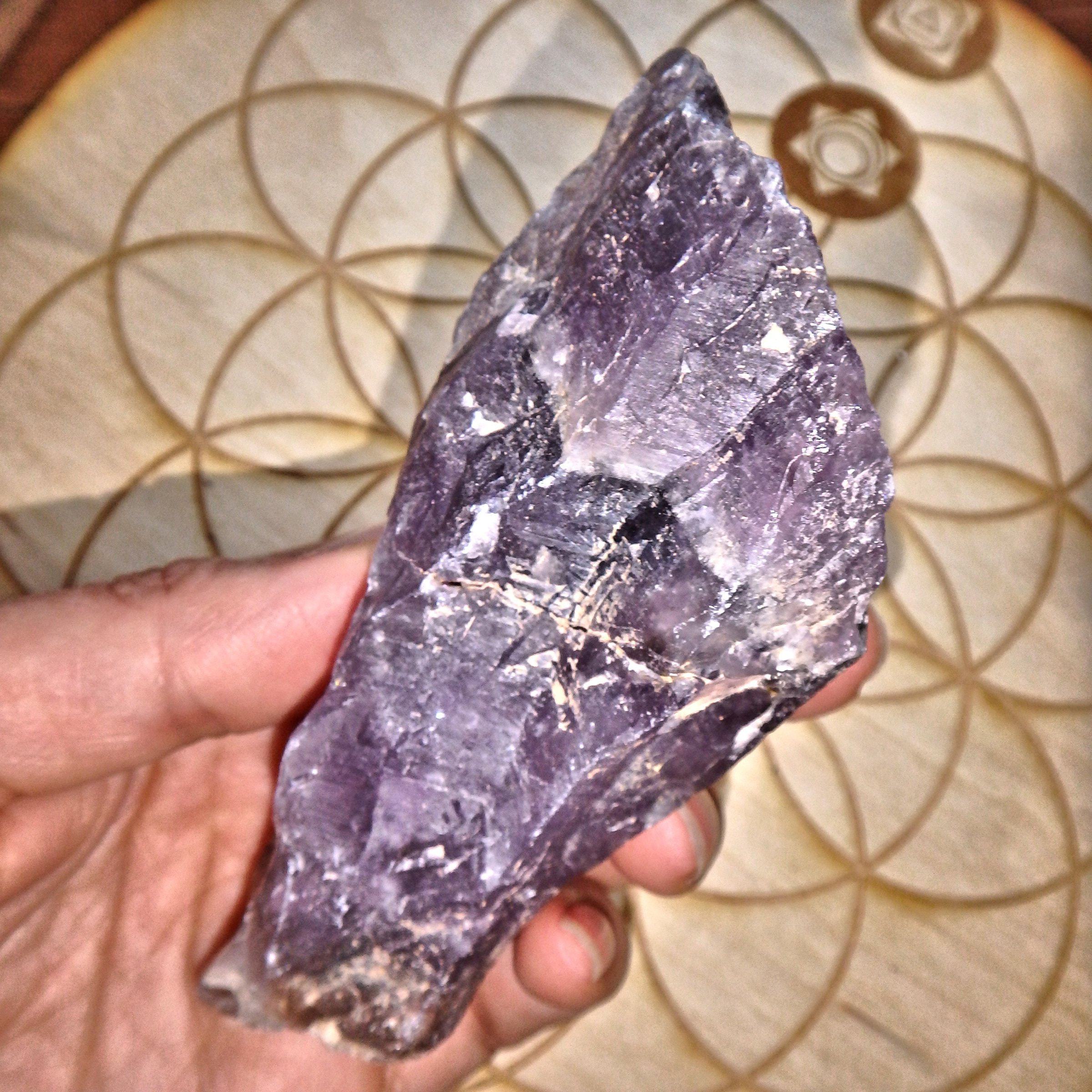 Chunky Purple Canadian Genuine Auralite-23 Point~Perfect for Energy Work - Earth Family Crystals