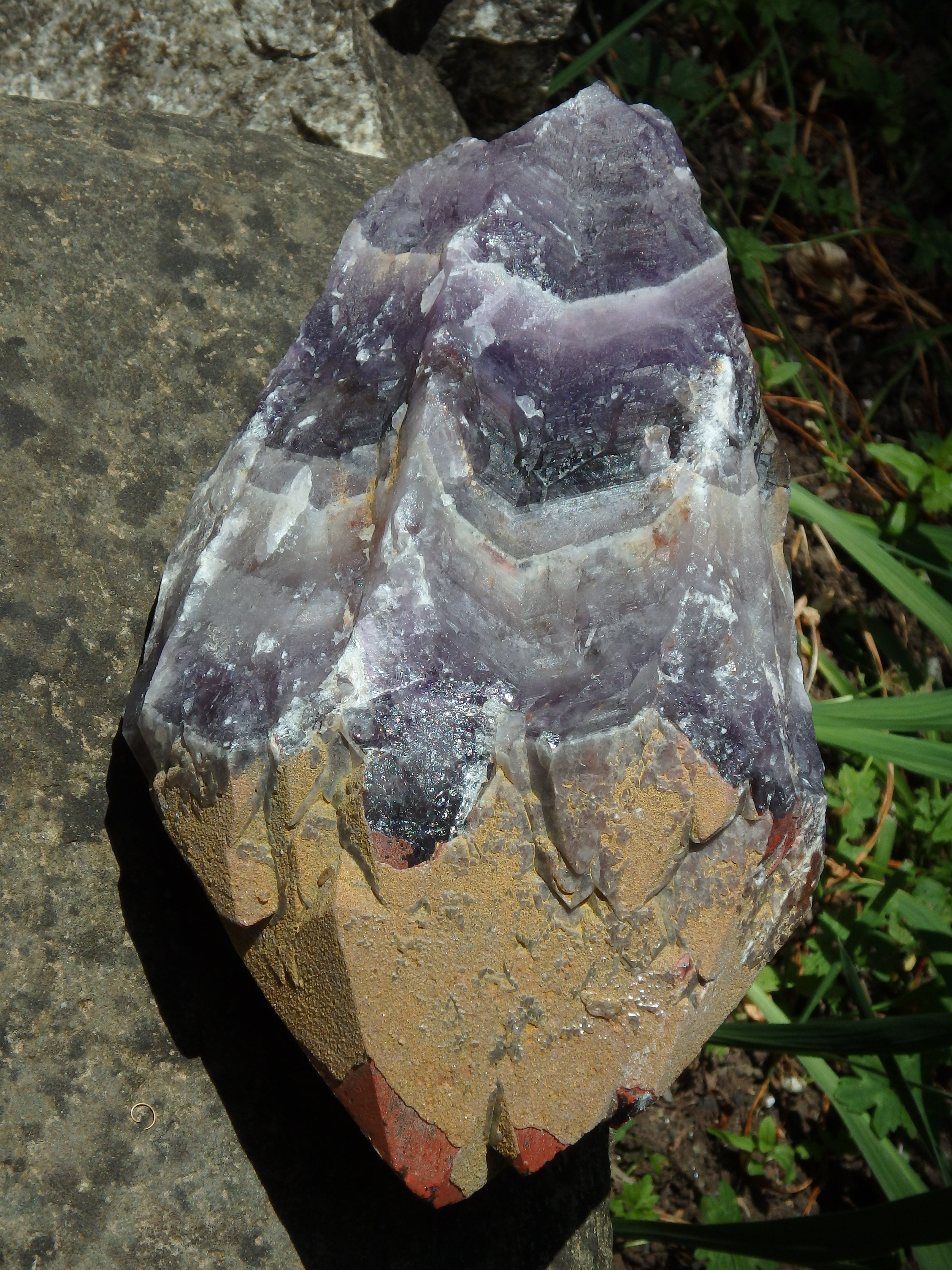 XXXL 6 LB ~Jumbo Auralite-23 Elestial Display Point With Record Keepers From Canada (Mega Healing Powerhouse Specimen) - Earth Family Crystals