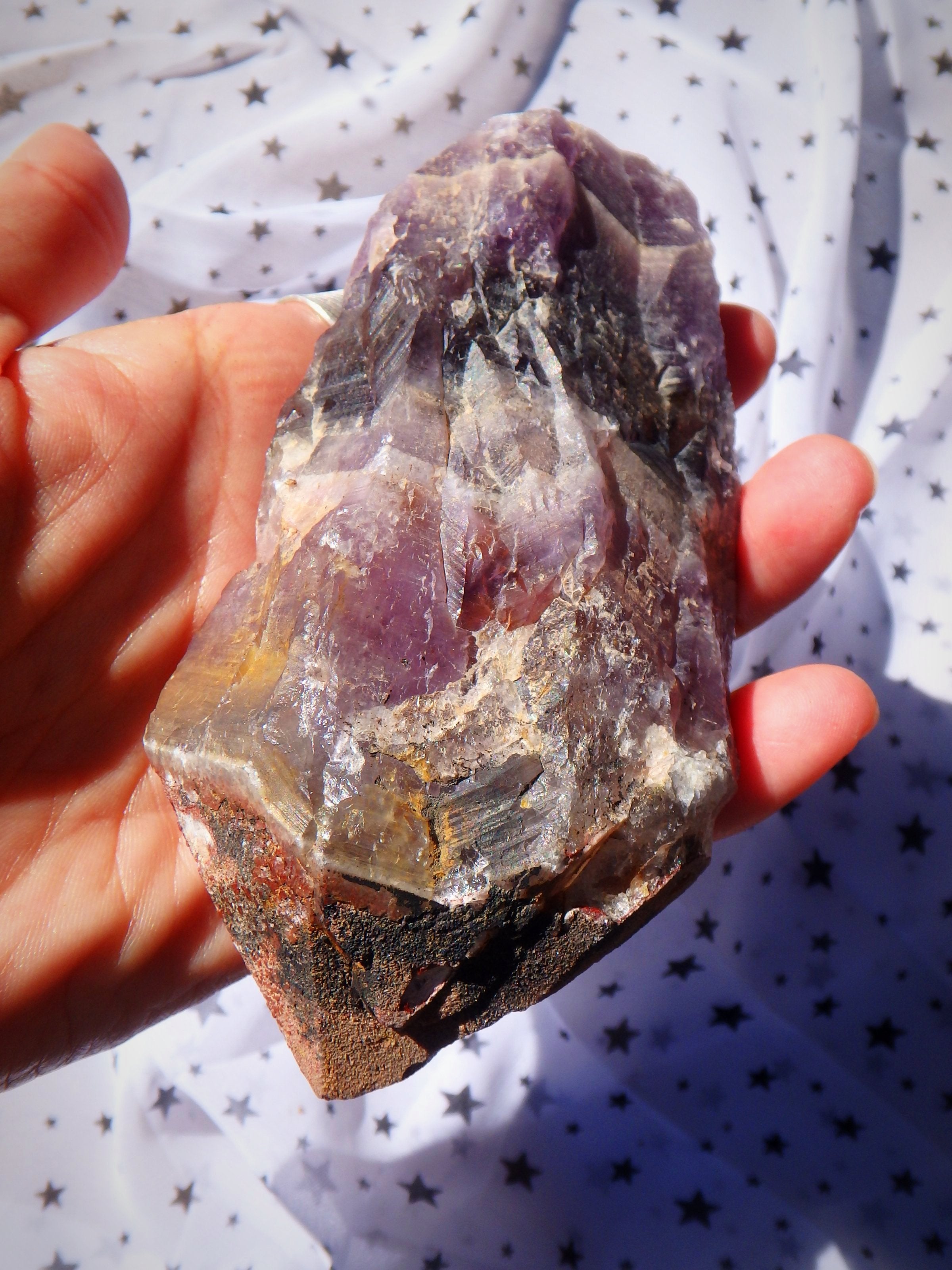 Powerful Genuine Dark Purple Auralite-23 Point Specimen With Record Keepers  From Ontario, Canada
