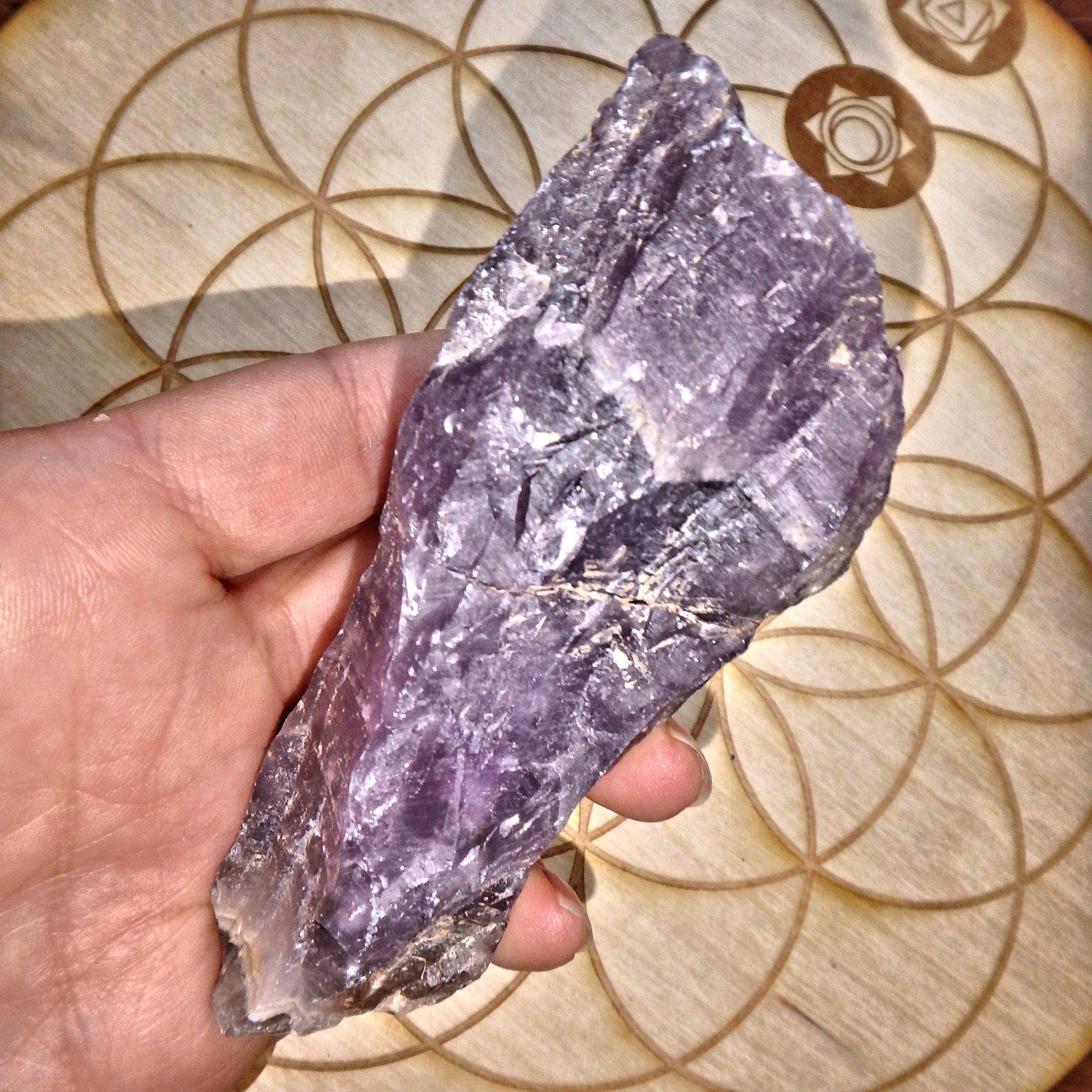 Chunky Purple Canadian Genuine Auralite-23 Point~Perfect for Energy Work - Earth Family Crystals