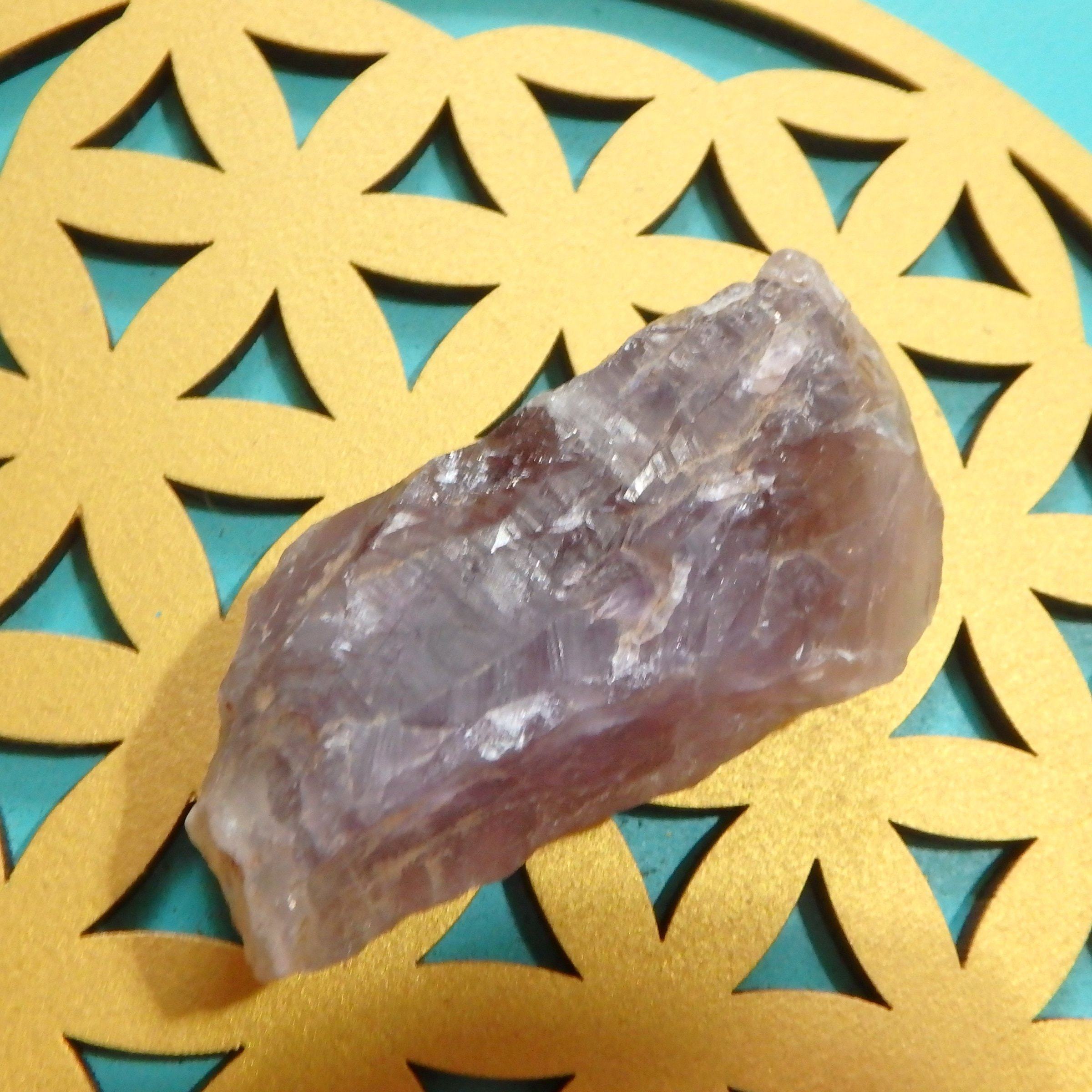 Cute Handheld  Auralite-23  Point With Green Inclusions From Ontario, Canada - Earth Family Crystals