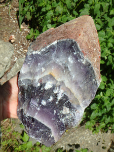 XXXL 6 LB ~Jumbo Auralite-23 Elestial Display Point With Record Keepers From Canada (Mega Healing Powerhouse Specimen) - Earth Family Crystals