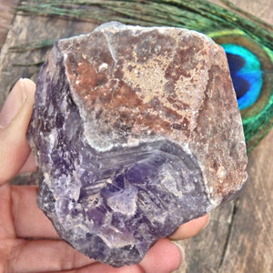 Standing Red Hematite Tip Genuine Canadian Auralite-23 Standing Specimen With Record Keepers & Self Healing