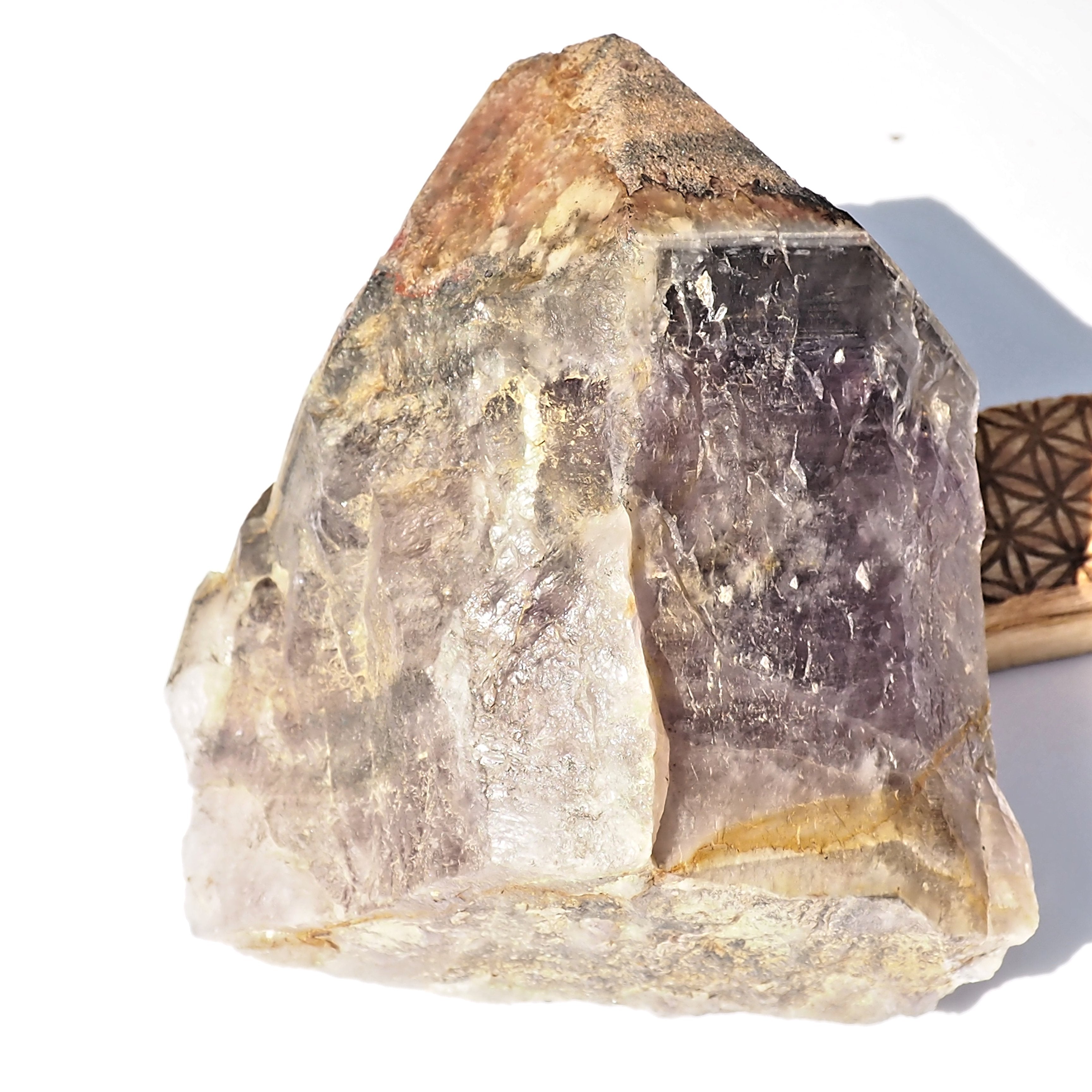 Extreme Healing Canadian Auralite-23 Perfect Point Elestial Natural Standing Specimen - Earth Family Crystals