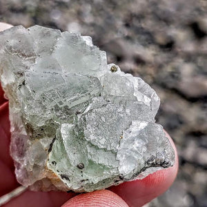 Small Hand Held Raw Green Fluorite Specimen - Earth Family Crystals