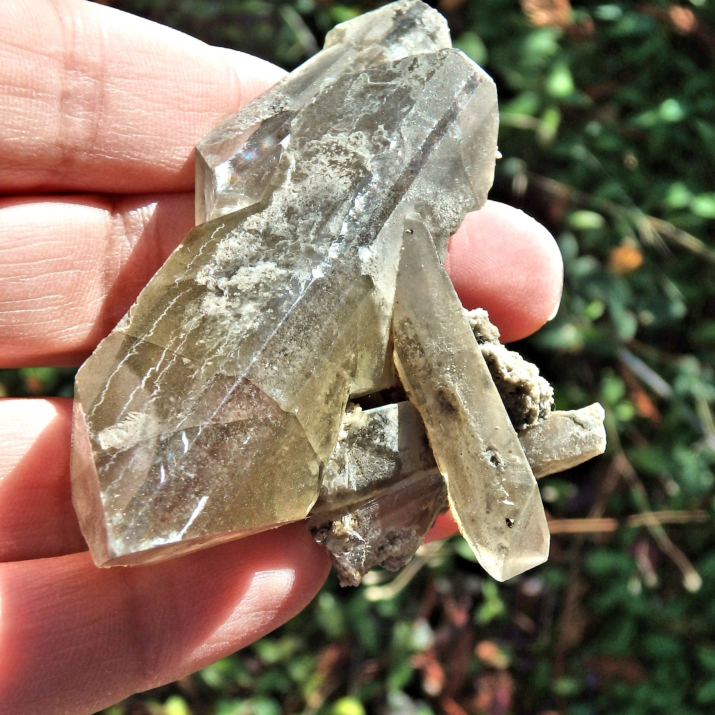 Golden Multi Point DT Barite Cluster From Linwood Mine, Iowa - Earth Family Crystals