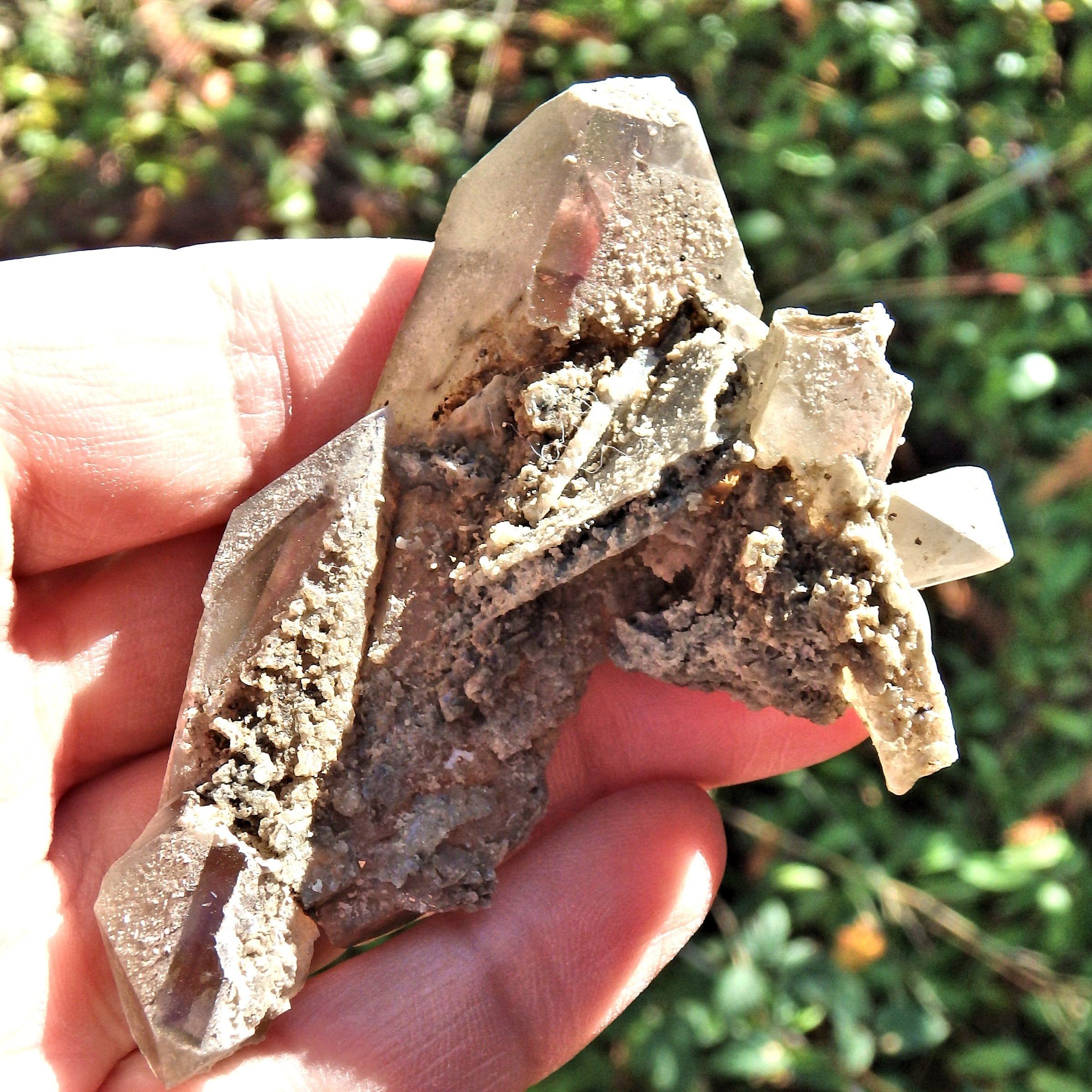 Golden Multi Point DT Barite Cluster From Linwood Mine, Iowa - Earth Family Crystals