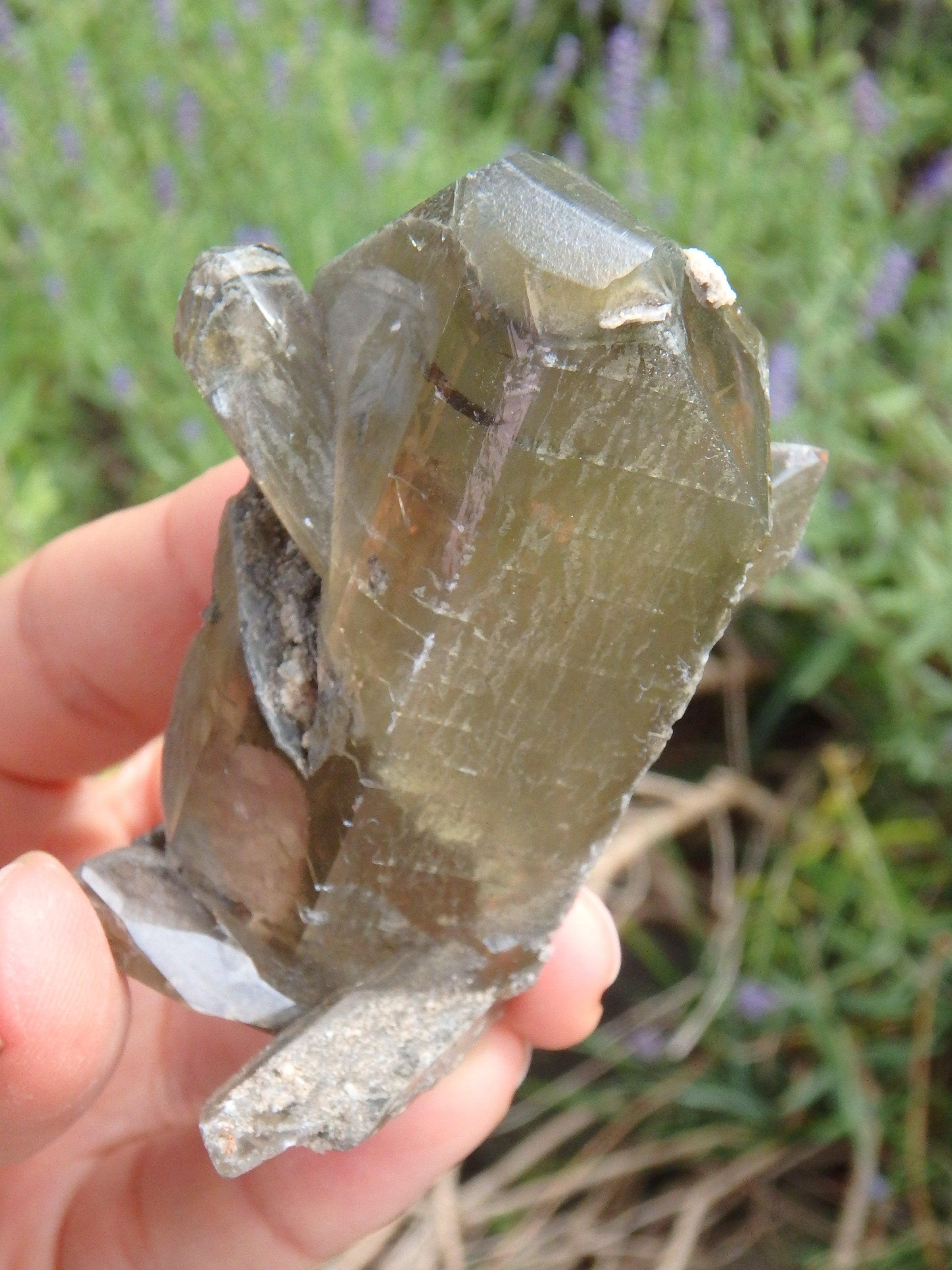 Golden & Grey Natural Barite From Linwood Mine, Iowa - Earth Family Crystals