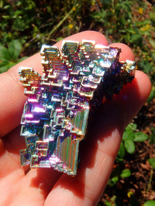 Dancing Rainbows 3D Structure Bismuth Specimen 1 - Earth Family Crystals