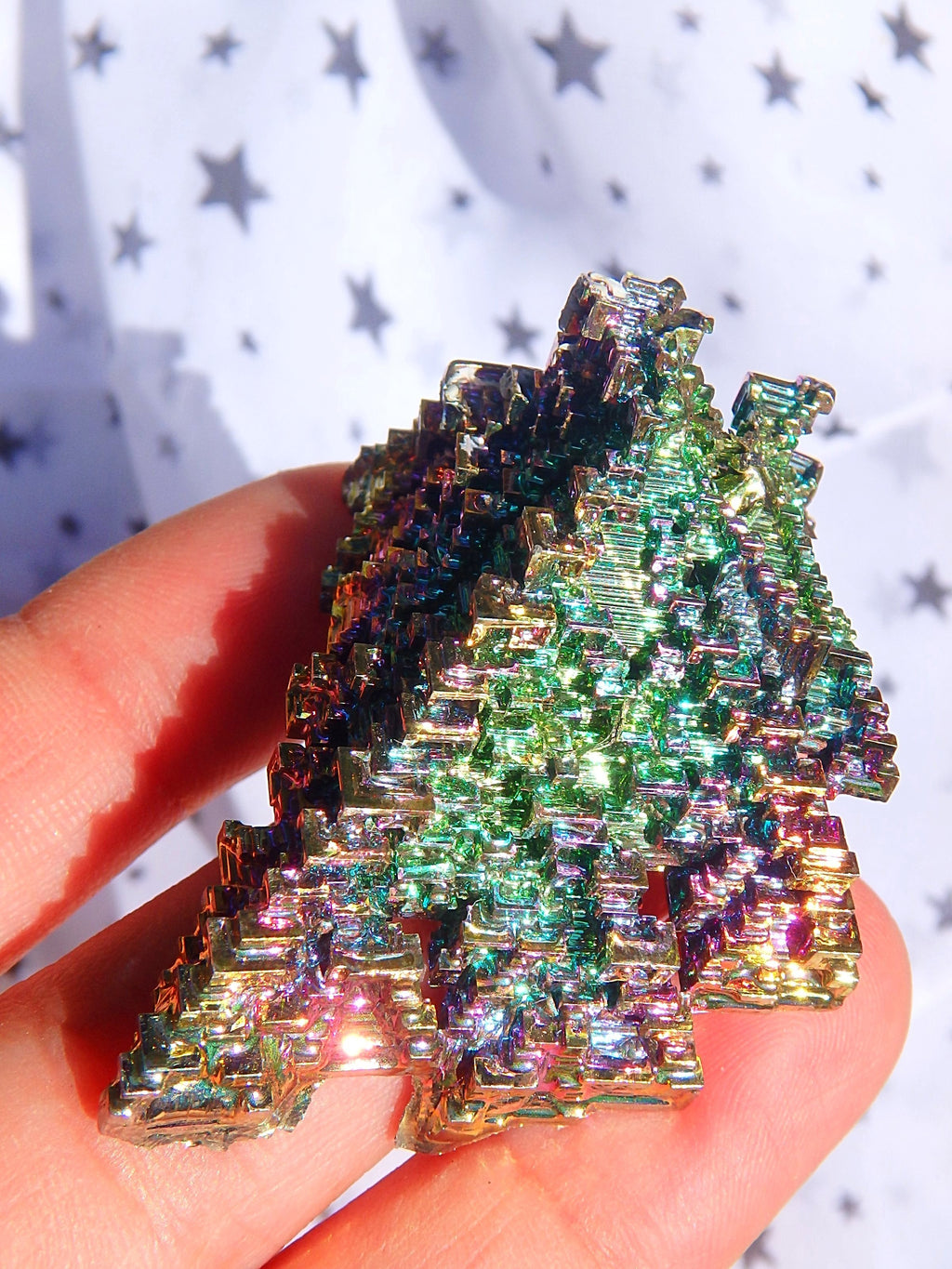 Unique Rainbow Bismuth Specimen 1 - Earth Family Crystals