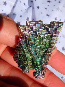 Unique Rainbow Bismuth Specimen 1 - Earth Family Crystals