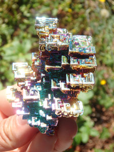 Dancing Rainbows 3D Structure Bismuth Specimen 1 - Earth Family Crystals